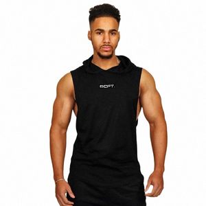 Muscleguys marka odzież Fitn Tank Top Men Stringer Kulturystyka Koszulka mięśniowa Trening kamizelka