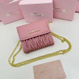 Nova corrente dobrável de pele de carneiro doce quadrada menina fresca crossbody grande capacidade 70% de desconto em vendas on-line