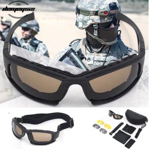 Eyewears Polariserade militära taktiska glasögon Utomhussport Klättring Solglasögon Män utomhus Sport Vandring Glasögon Skjutglasögon