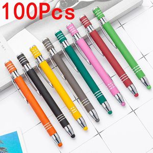 100pcs evrensel taşınabilir dokunmatik kalem ekran Yaratıcı Stylus tablet tükenmez kalemler sprey tutkal