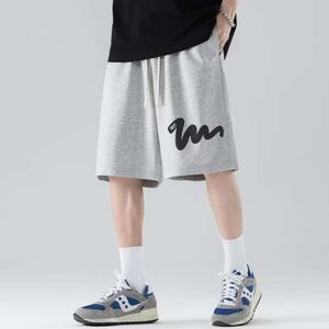 Men's Fashionable Shorts, Summer Sports Outerwear, Trendy Brand Casual Black Men's Versatile Beach Pants