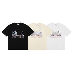 Designer-T-Shirt für Herren, RHude-Shirt, Damen-T-Shirt, Herren-T-Shirts, modisch, lockere Version, amerikanisches High Street-Paar-Shirt