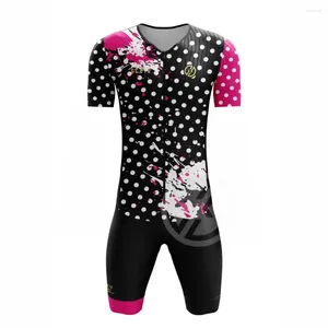 Conjuntos de corridas GG Homens Mangas Curtas Triathlon Jersey Suit Bike Kit Corpo Ciclismo Tri Natação Skinsuit Ropa Ciclismo Macacão de Velocidade