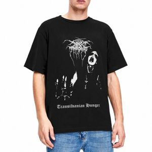 サイズS-4XL TSHIRT MEN SHIRT DARKTHRE RANSIANIAN HUNGER VINTAGE NORWEGIAN BLACK METAL BAND A6CX＃