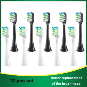 Heads 12 PCS Suitable Brush Head For SOOCAS X3/X3U/X5 Household Replacement Effective Cleaning Sonic Electric Toothbrush Heads