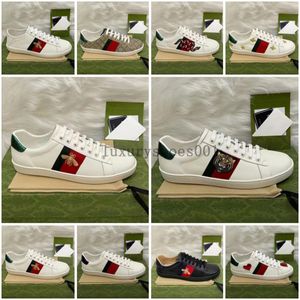 Ace Sneakers Designer Bee Low Casual Shoe Sports Trainers Snake Tiger Bordado Branco Listras Verdes Jogging Mulher Maravilhosa Zapato Ryhton Screener Board 3.20 01