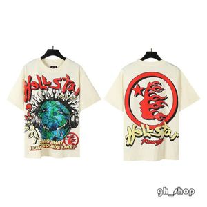 Tişört Hellstar Gömlek Tasarımcı Erkek Polo Gömlek Kadınlar Yaz Erkek Nefes Alabbe T-Shirt Yüksek Kaliteli Moda Tişört Sokak Giyim Pirnt Hip Hop Pamuk Kısa Kollu 6994