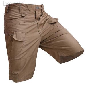 Shorts masculinos shorts calças táticas forças especiais shorts crossover restrição restrição de respingos calças de carga de verão shorts soltos como roupas de treinamento 24325