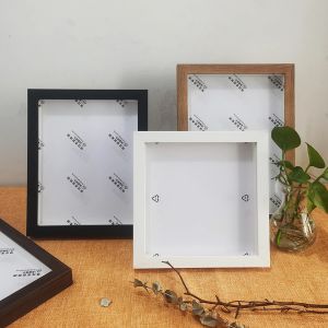 Moldura nórdica diy, amostra quadrada, moldura de foto, profundidade interna 2cm para exibir trabalhos tridimensionais, moldura de foto, decoração