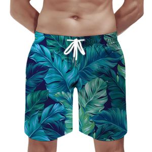 Męskie szorty Cloocl Hawaiian Shorts Montera Wzorka 3D Wszystkie druk plażowe szorty Męskie moda na letnie krótkie spodenki J240325