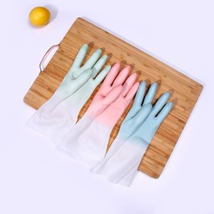 Rękawiczki czyszczące, zmywarki do mycia rękawiczki, wielokrotne użycie, bezpoślizgowe, fioletowe mgły, duże 1222307