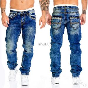 Dżinsy męskie dżinsy marka prosta rozciąganie ultra-cienkie dżinsy męskie pantelony męskie spodnie dżinsowe spodnie w ogniskowane dżinsy czarne bluel2403