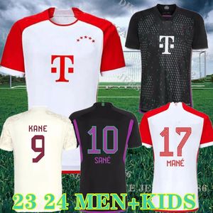 23 24 Kane Soccer Jersey Sane 2023 2024 Camisa de futebol Bayern Goretzka Gnabry Camisa de Futebol Men Kits Kits Kimmich Fãs Jogador 50º Bayern Munichs Kit Neuer