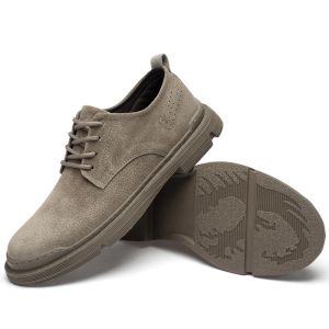 Schuhe Neue echte Leder lässige Schuhe Männer Wildleder Oxfords Männer atmungsaktiven Wohnungen Schuh Heißverkauf Moccasins Schuhe Männer Zapatillas Hombre