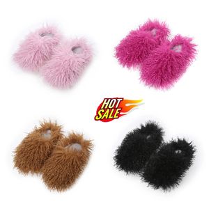 Chinelos Desgaste Externo GAI Soft Bottom Home Mulheres Atacado Plana Doce Popular Meia Embalagem Chinelos Big Size Fur Mulheres Chinelos Inverno Doce Rosa Engraçado Size36-49