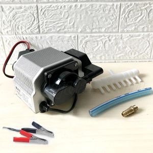 Tillbehör Resun Ultra Silent Air Compressor Small Design kraftfulla luftpumpar Aquarium för fiskodling damm skaldjur Restaurang DC12V 24V