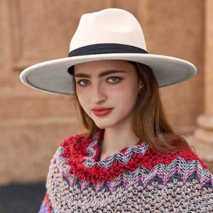 Chapéus de aba larga Bucket Chapéus Novos Mens Wear Panamá Quatro Estações Melhor Womens Top Hat Casual Jazz Hat Série Tendências Shadow Beach Hat Festival J240325