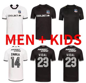 2024 2025 Jerseys de futebol de colo colo Pavez Solari Falcon Maillot de Football Kit 24 25 Colo Morales Bolados Gil Palacios Cruz Opazo Amor Fuentes Camiseta Futol