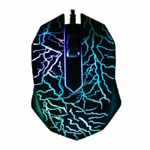 Möss Ny Gaming Mouse Professional Wired 3D Mause 2700DPI med MTI -färger Changeble Led Backbellit Ergonomics Design Networking Inputs Fo OTQU9