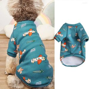 Dog Apparel Attractive Pet Clothes Delicate Edging Polyester Plane Pattern Middle Sleeve Dogs Cats Costume For Daily