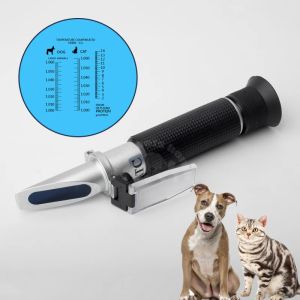 Instrumentos gato cão urina hidrômetro urina gravidade específica refratômetro proteína ureia hemoglobina tester equipamento veterinário