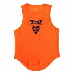 2024 Men's Tank Top Vest Top Undershirt Sleevel Shirt Letter Crew Neck Casual Daily Sleevel Clothing Apparel Sports L61n#