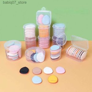 Sponges Applicators Cotton 5-10 mini size cosmetic sponge concealer foundation make-up bubble air cosmetic pad sponge finger makeup wet BB cream applicator Q240325