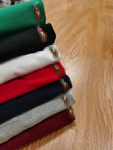 High End Erkekler Marka Polos İşlemeli Çok Renkli T-Shirt, Hızlı Kurutma Kısa Kollu 2024 Yaz Pamuk Lüks T-Shirt, Yeni Tasarımcı Polo Gömlek, Günlük Yüksek Sokak Top