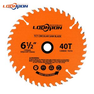 Marceneiros 165 mm TCT SAW SAW Blade Disco de corte de madeira para madeira fina de metal plástico peças de mesa de mesa diy