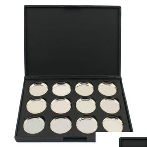 Eye Shadow Cosmetics Makeup Palette 12 Pieces Magnetic Empty Eyeshadow Pans Palettes Drop Delivery Health Beauty Eyes Dhj2B