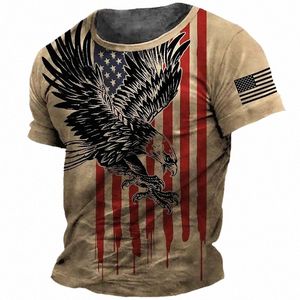 Ny Summer Tshirt för män vintage 3D-tryckt amerikansk t-shirt 2022 Kort ärm överdimensionerade toppar tee shirt man kläder camiseta g9rz#