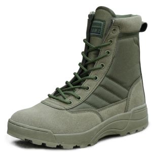 Botas de botas masculinas 2022 Novas botas táticas Botas Militares Especial Desert Combate Botas do Exército Homem Sapatos de Trabalho