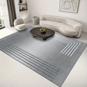 Mattor 1pc Modern Nordic Style Rug Light Luxury Carpet Machine Washable Mat