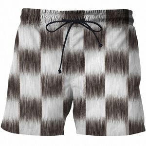 Abstrato padrão série verão masculino shorts oversized unisex casual sweatpants roupas masculinas 3d impressão praia curto novo 2022 feminino c1jN #