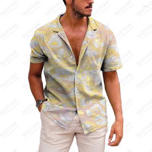 Modelli di camicie casual da uomo Costumi da bagno ad asciugatura rapida Caratteristiche Abbigliamento estivo scozzese selvaggio giapponese Versione coreana Alta Inghilterra