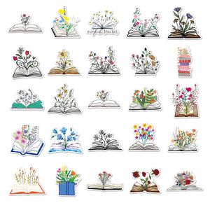 Adesivos de carro 50pcs impermeável livro flor para skate bebê capacete lápis caso diário telefone laptop planejador decoração álbum crianças brinquedos di dhewj