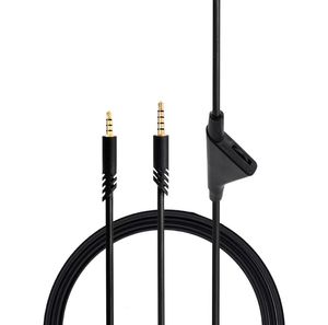 Audio-Aux-Kabel Ersatz-Game-Headsets Ersatzteile Zubehör für Astro A10 A40 A30 Kopfhörer-Fernbedienungskabel Inline-Sprachsteuerung