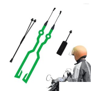 Capacetes de motocicleta luz condução el tiras resistente à água à prova de choque forte fita adesiva para entrega gota automóveis motocicletas ottus