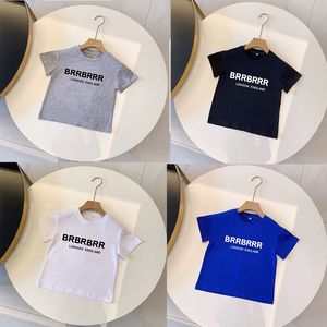 Designer Tees Kids Fashion T-shirts Boys Girls Summer Caual Letter Printed Tops Baby Child T Shirts Stylish Trendy Tshirts