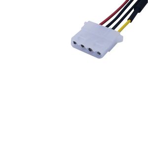 NEW 2024 New 4-Pin Molex Computer PC Case Fan Speed Reducer Low Noise Extension Cord Adaptor AdaptorLow Noise Extension Cord AdaptorLow Noise Extension Cord Adaptor