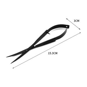 Aquariums 1Pc Curved Straight Spring Scissor Aquarium Aquascaping Plant Tools Quality Cleaning Tools for Fish Tank Landscaping Accessories