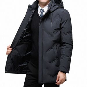 Giacca invernale Parka Cappotti da uomo Uomo Addensare Con cappuccio Capispalla impermeabile Cappotto caldo Abbigliamento da padre Cappotto da uomo casual W4Fd #