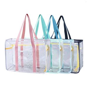 Dringstring Clear Tote Bag Kobiety przezroczyste torby na ramię Wodoodporne żeńskie plaża PVC