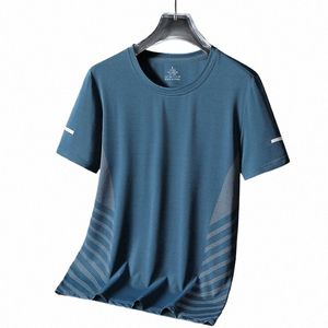 quick Dry Sport Running T Shirt Men's For 2024 T-Shirt Short Sleeves Summer Casual OverSize 5XL Top Tees GYM Tshirt Clothes B72R#