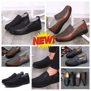 Casual shoes GAI Men Black Brown Shoe Point Toes party banquets Business suit Men designer Minimalist Breathable Shoe sizes EUR 38-50