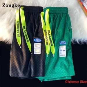 Plaid Knie Länge Herren Luxus Kleidung Sport Mann Shorts für Herren Männliche Kleidung Sport Kurze Koreanische 3XL Sommer 240319