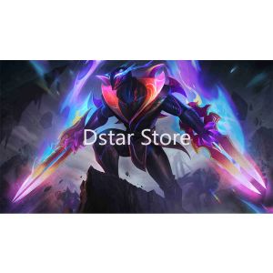 アクセサリーlol empyrean Skin 150x90cm Jax Jhin Pyke Zed K'Sante Lux Vex Zac Wall Decoration Fabric Art Decor Decor Bannerカスタム印刷旗