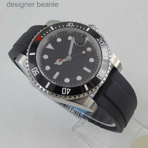 Wristwatches 40mm PVD coated outer shell automatic movement mens automatic date rubber Str rotating frameC24325