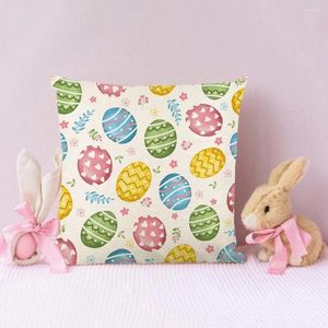 Pillow Zippered Throw Case Festive Easter Egg Covers Exquisite Seasonal Pillowcases With Super For Spring