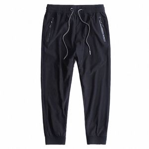 Plus Size 8XL Estate Pantaloni ad asciugatura rapida Pantaloni da uomo Pantaloni sportivi traspiranti Maschile Comodo Sport Tuta elastica Pantaloni larghi J4z5 #